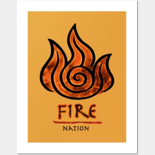 The fire Posters and Art